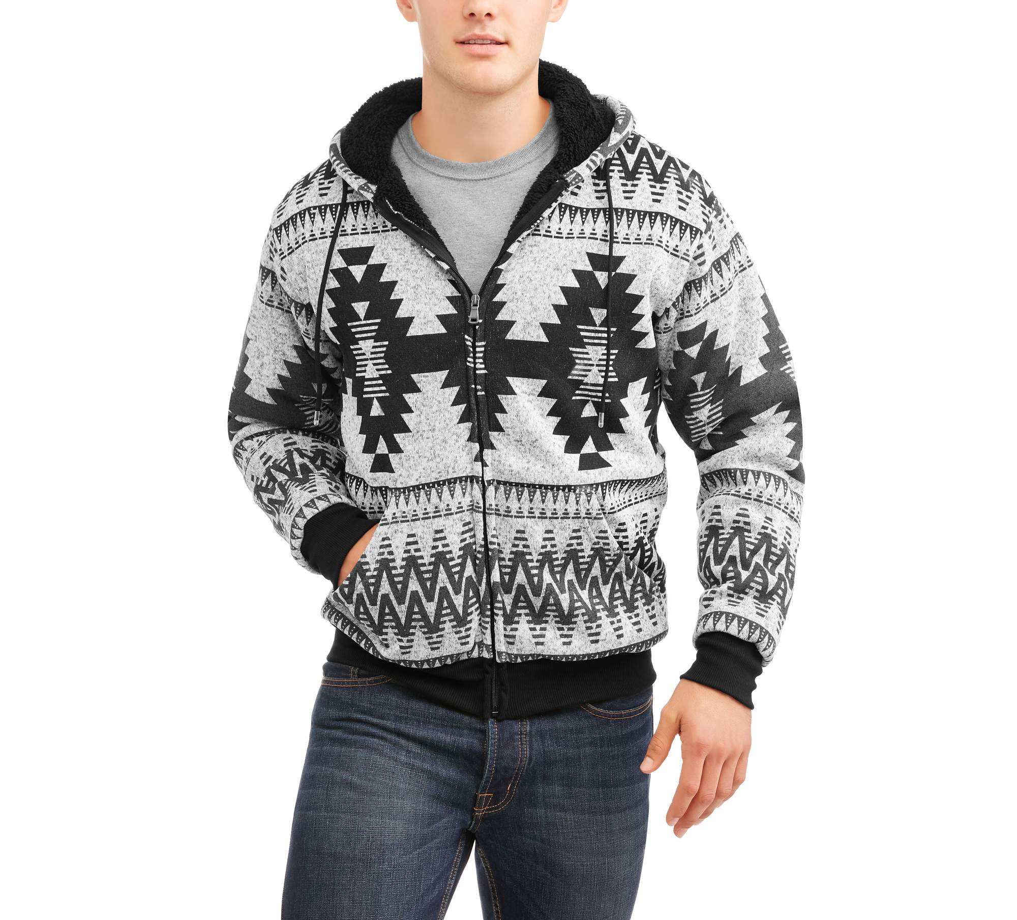 fleece tribal jacket