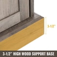 thumbnail image 6 of Modern Farmhouse TV Stand, Entertainment Center for 65 inch TV with Barn Door, Gray, 6 of 9