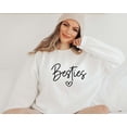 thumbnail image 3 of Besties Sweatshirt, Best Friends Sweatshirt, Friend Sweatshirt, Bachelorette Shirt, Besties Matching Tees, Besties Trip Sweat, 3 of 4