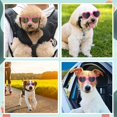 thumbnail image 6 of UOSIA Small Dog Sunglasses UV Protection Goggles Eye Wear Protection,S,Pink, 6 of 6
