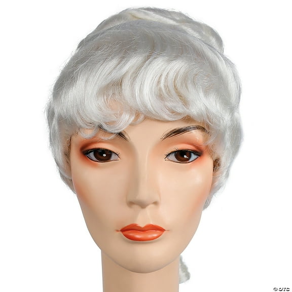 Colonial Lady White Wig - White