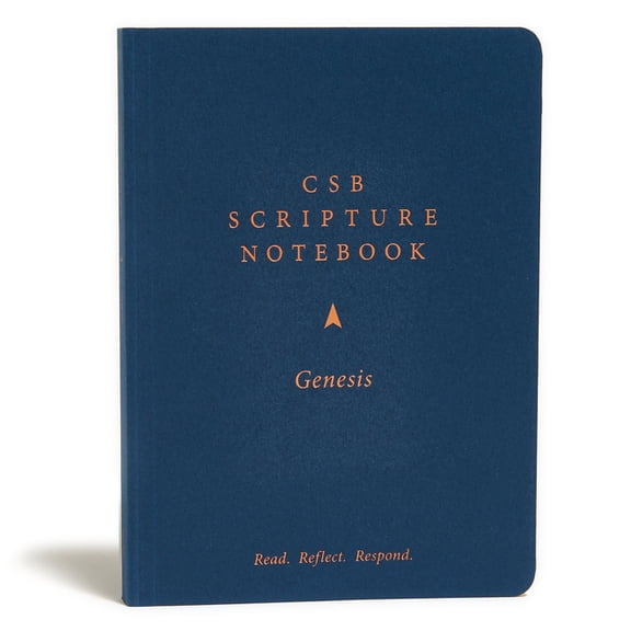 CSB Scripture Notebook, Genesis : Read. Reflect. Respond. (Paperback)