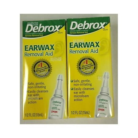 Debrox Drops Earwax Removal Aid Gently softens and removes earwax 15ml - 2 (Best Way To Remove Ear Wax Build Up)