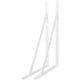 thumbnail image 5 of Wall Shelf Bracket, 4 Pcs 90 Degree Triangle Steel Brackets, Shelf Brackets 250mm x 160mm, Corner Bracket Brace with 20 pcs Screws and 8 pcs Anchors (, 5 of 5
