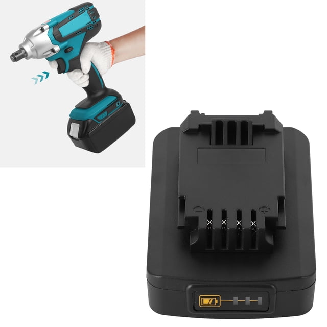 Adaptador de Baterías de Herramientas Eléctricas, Convertidor de Batería de Tamaña Pequeño Duradero, Práctica Portátil Confiable para la Industria en Casa