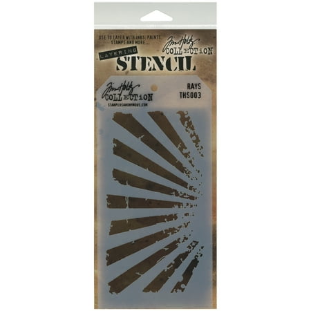 UPC: 0794504707854 | Tim Holtz Layered Stencil 4.125 X8.5 -Rays