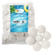 U.S. Pool Supply 1.5 lbs Pool Filter Balls - Eco-Friendly Fiber Filter Media for Swimming Pool Sand Filters (Equals 50lbs Pool Filter Sand) - Higher & More Efficient Water Filtration Sand Replacement