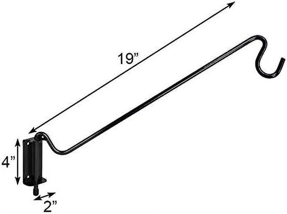 Stokes Select Bird Feeder Multi Hook - Weatherproof, Hanging, Powder Coated - Set of 2, Black — Residential Use, Standard Application