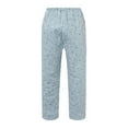 thumbnail image 6 of Mens Pajama Pants Thin Comfortable Pattern Home Long Air Conditioned Pj Pants for Men, 6 of 7
