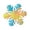 A, variant on Snowflake Dog Toy, Interactive Chew Toy for Puppies and Large Dogs, Teddy Border Collie