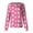 Hot Pink, variant on LHVUOA Halloween Scrub Jacket for Women Funny Halloween Printed Working Jackets Nursing Uniform Shirts with Pockets