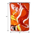 thumbnail image 2 of Crunchyroll Hime Lightweight Fleece Throw Blanket | 45 x 60 Inches, 2 of 2