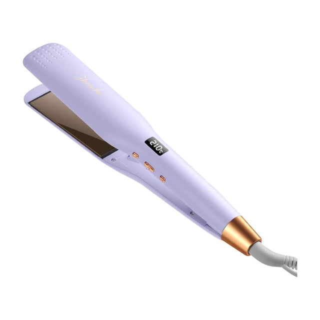 Hair Straightener Curling Iron Digital Display Dual-Use Hair Straightener