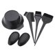 thumbnail image 3 of 1 juego de 5 peines profesionales para teñir el cabello, práctico cuenco para teñir el cabello, cepillo para teñir el cabello para peluquería (negro), 3 of 7
