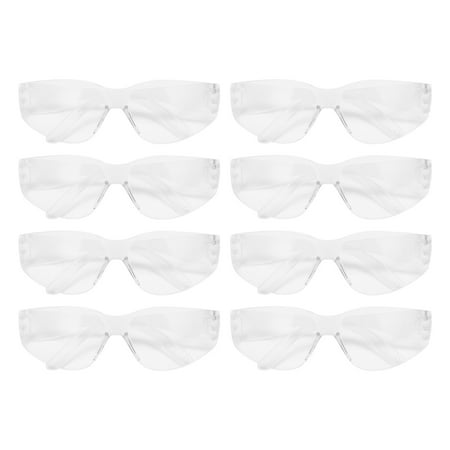 

8pcs Safety Goggles Anti‑Impact Dustproof Eyes Protector for Riding Woodworking Construction Work