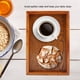 thumbnail image 5 of Bandeja de té de madera, bandeja de té rectangular de madera japonesa tradicional china, bandeja de aperitivos de fruta de café, ampliamente utilizada en restaurantes(22 * 15 cm) EOTVIA No, 5 of 6