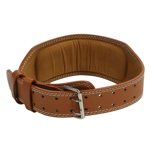 Weight Lifting Belt, Belt Waist Protection Adjustable Weightlifting Brown Sports Wide Application For Training
