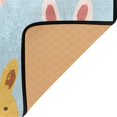 thumbnail image 3 of Yayeee Area Rugs for Living Room 6.7'x4.8' Non Slip Washable Bedroom Floor Carpet, Cute Rabbits, 3 of 5