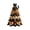 Black Cat DIY Halloween Quilted Fabric Tree Kit#1, variant on Halloween Patchwork Skeleton Witch Girl DIY Kit, Gothic Cute Fabric Sewing Craft Kit for Adults Teens Beginner, Handmade Halloween Doll Making Set (Skeleton Witch Girl)