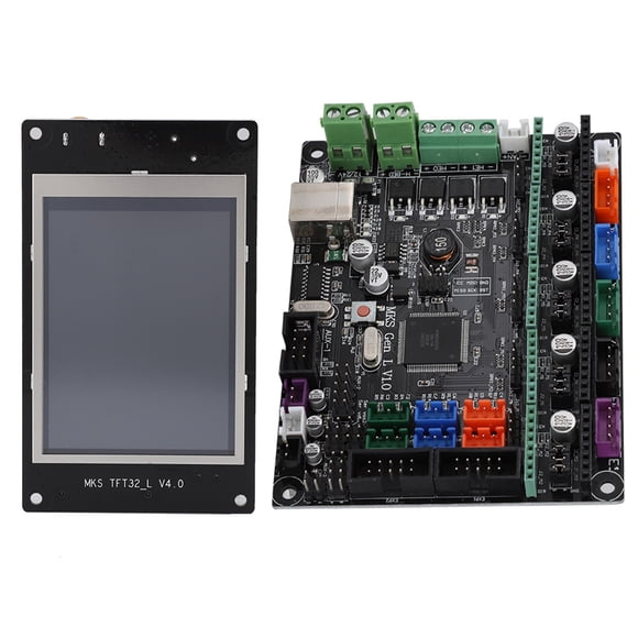 Accesorios De Impresora 3D 3D TFT32 Colorida Pantalla Táctil LCD MKS-Gen L V1.0 Motor De Placa Base 5 X A4988