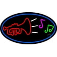thumbnail image 1 of Trumpet With Musical Note LED Neon Sign 20" Tall x 37" Wide - inches Black Square Cut Acrylic Backing, with Dimmer - Premium built indoor Sign for Studio, Club, Décor, Event, Storefront., 1 of 7