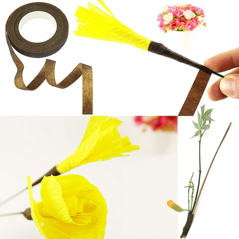 1 Roll Floral Tape for Bouquet Stem Wrap - Black – Meraki Floral Tools