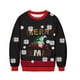 thumbnail image 5 of Suéter navideño feo para hombre y mujer, suéter navideño de manga larga con cuello redondo y estampado divertido en 3D, jerséis, tops, sudadera navideña, 5 of 5