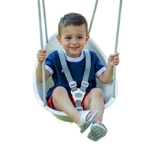 Swurfer Coconut Toddler Swing, White