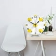 thumbnail image 4 of Zhmjortal 10 Inch Lemon Wall Clock Silent Non Ticking Round Clock Battery Operated Fruit Clock Farmhouse Wall Clock for Living Room Kitchen Bedroom Office Decoration, 4 of 7
