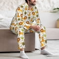 thumbnail image 7 of Lsque Tiger Lion Pattern Long Sleeve Pajama Set for Men - Soft 2-Piece Sleepwear and Loungewear Set with Pockets, Comfy Nightwear-Small, 7 of 7