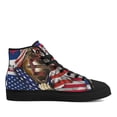 thumbnail image 2 of Christian Cross American High Top Canvas Shoes Sneakers Black Size 7, 2 of 7