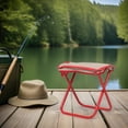thumbnail image 4 of ETHZZLE Compact Folding Chair with Ergonomic Seat and Handbag Storage for Fishing and Camping, 4 of 8