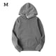 thumbnail image 1 of Sudadera con capucha Sudadera con capucha unisex de algodón Sudadera con capucha que absorbe el sudor Sudadera con capucha, gris oscuro, M Monstrate AP000776-21, 1 of 7