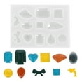 thumbnail image 1 of Coofit Necklace Pendant Mold Non-stick Handmade DIY Key Charm Mold Jewelry Making Mold, 1 of 10