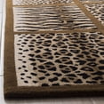 thumbnail image 3 of SAFAVIEH Soho Lacework Animal Area Rug, Beige/Brown, 8'3" x 11', 3 of 7