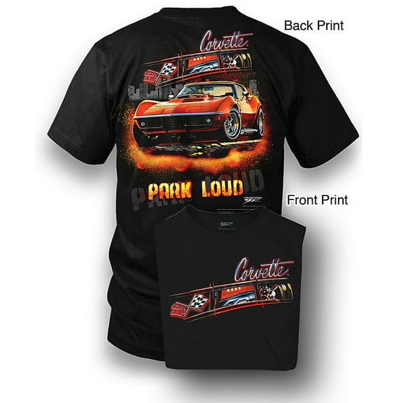 Wicked Metal Corvette shirt - Park Loud - 1969 Corvette shirt