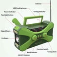thumbnail image 3 of 10000ma Disaster Prevention Emergency Hand Crank Power Generation Radio Flashlight Multi-functional Solar Charging Treasure Lights, 3 of 9