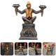 thumbnail image 5 of Candelabro de mono, candelabro de escritorio, adorno religioso de resina con forma de mono., 5 of 6