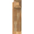 thumbnail image 2 of Ekena Millwork 8"W x 28"D x 28"H Traditional Rough Sawn Craftsman Outlooker, Western Red Cedar, 2 of 4