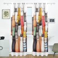 thumbnail image 2 of Cats Family Black Out Curtains 84 Inch Length for Bedroom Living Room Windows 2 Panels Set, 2 of 6