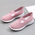 thumbnail image 4 of NOKIO Women's Woven Orthopedic Breathable Soft Shoes Walking Slip On Foam Shoes Sneakers Arch Support Women's Knitting Flat Shoes Walking Shoes Comfort Loafers Breathable Mesh Female Round Toe, 4 of 8
