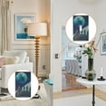 thumbnail image 4 of Yayeee Duplex Wall Plate 1-Gang 4.5"x2.7" Home Receptacle Light Switch Decorative Outlet Cover, Blue Planet, 4 of 7