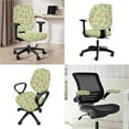 thumbnail image 2 of SCRAWLGOD Capybara Cookie 4 PCS Stretchy Office Chair Slipcover with Armrest Covers Dustproof Rotating Chair Cover Scratch Resistant Desk Chair Seat Protector, 2 of 7