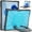 Blue, variant on Protective Case for Microsoft Surface Pro 8 13.0-inch, Heavy Duty Rugged Case with Rotatable Kickstand Hand Strap, Compatible with Type Cover Keyboard - Blue