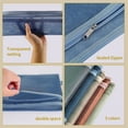 thumbnail image 3 of 10 Pack Colored Double-Layer Mesh Zipper Pouch Bags, Building Block Sets Toy Storage & Organization 5Pcs A4+5Pcs A5, 3 of 7