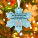 thumbnail image 1 of Adornos navideños de cristal marino | Colgantes hechos a mano con forma de copo de nieve | Regalo de recuerdo de amistad | Decoración navideña acrílica 2D para el hogar, 1 of 5