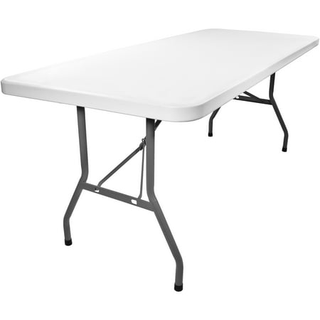 Advantage 8 Ft Rectangular White Plastic Folding Tables 5 Pack Advantage 8 Ft Rectangular White Plastic Folding Tables 5 Pack