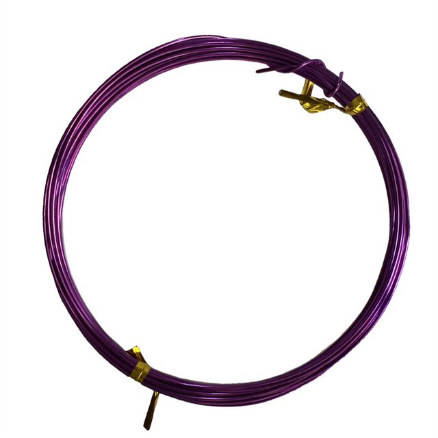 serony Craft Wires DIY Handicrafts Braided Thread Good Flexibility Durable Shiny Jewelry Lines Exquisite Design for Sculpturing Purple
