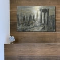 thumbnail image 5 of Luxe Metal Art 'Brooklyn Bridge Gray and Gold' by Silvia Vassileva, Metal Wall Art, 16" x 12", 5 of 9
