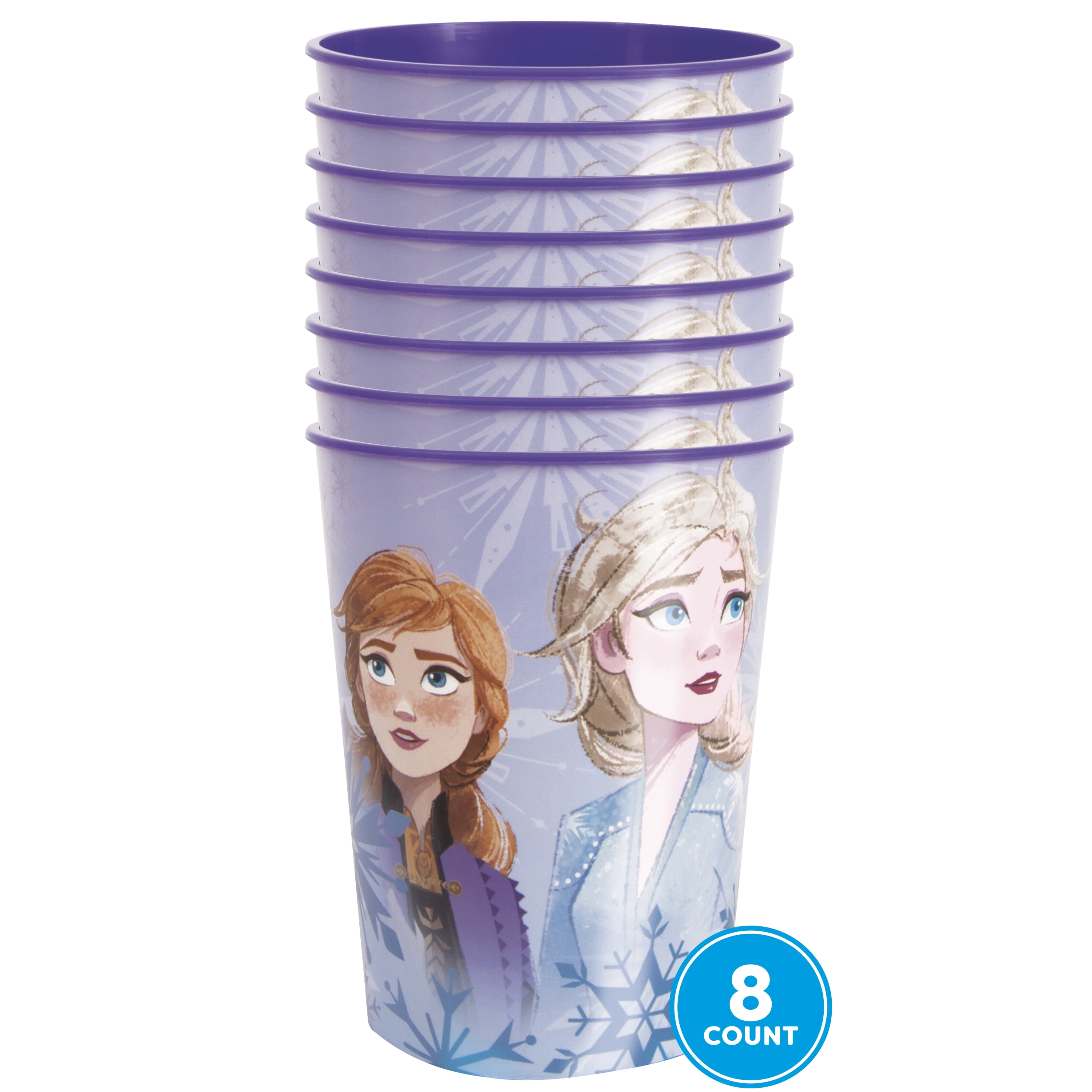 Disney Frozen Plastic 16oz Stadium Cup Party Favors, 8 Count Walmart